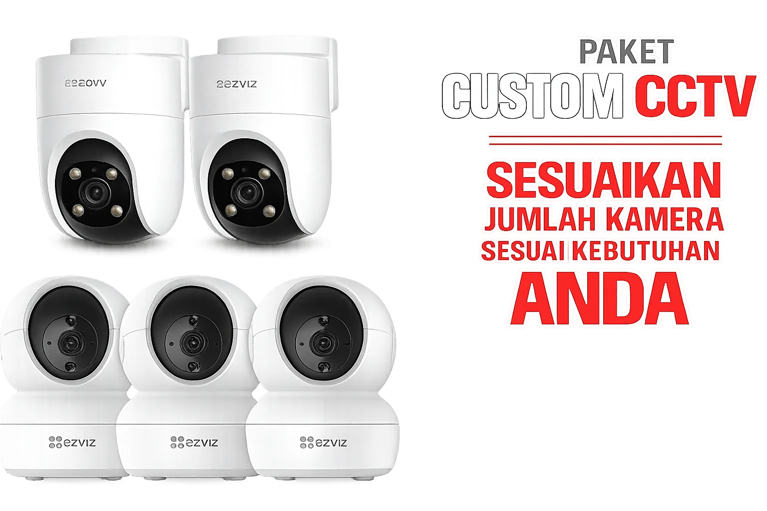 Paket Kamera WiFi EZVIZ Custom